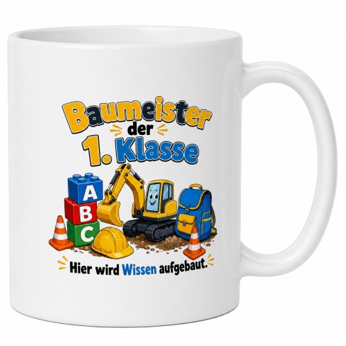 Tasse »Baumeister der 1. Klasse«