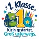 Tasse »1. Klasse – Klein gestartet. Groß unterwegs.«