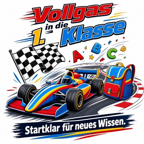 Tasse »Vollgas in die 1. Klasse«