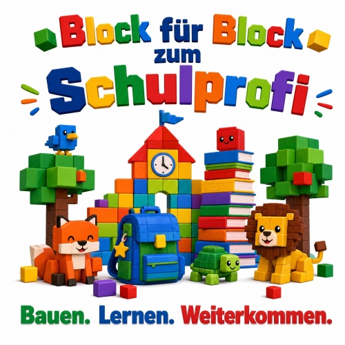 Tasse »Block für Block zum Schulprofi«