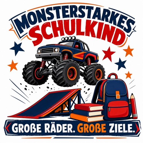 Tasse »Monsterstarkes Schulkind«