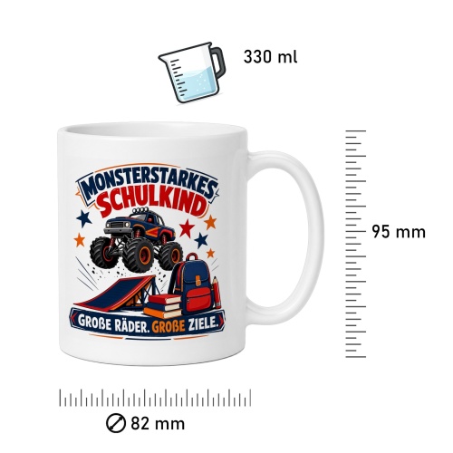Tasse »Monsterstarkes Schulkind«
