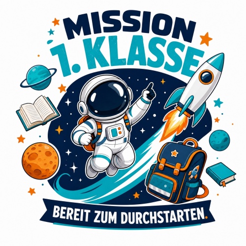 Tasse »Mission 1. Klasse – bereit zum...