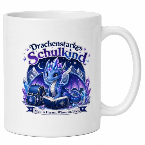 Tasse »Drachenstarkes Schulkind«