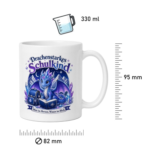 Tasse »Drachenstarkes Schulkind«