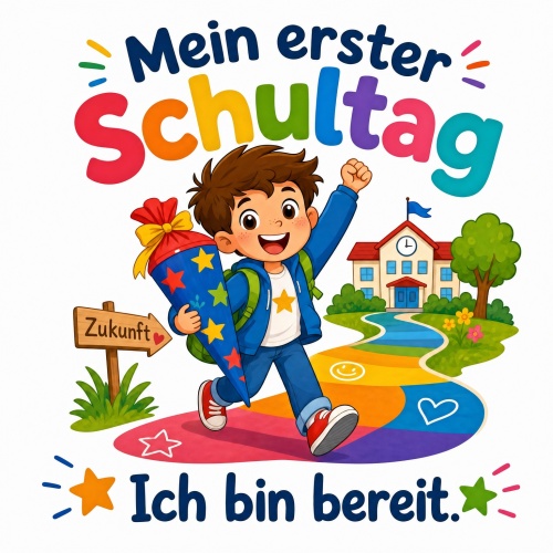 Tasse »Mein erster Schultag – Ich bin...