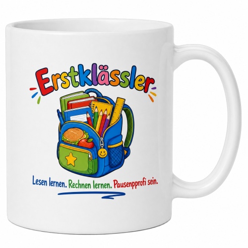 Tasse »Erstklässler – Lesen lernen....