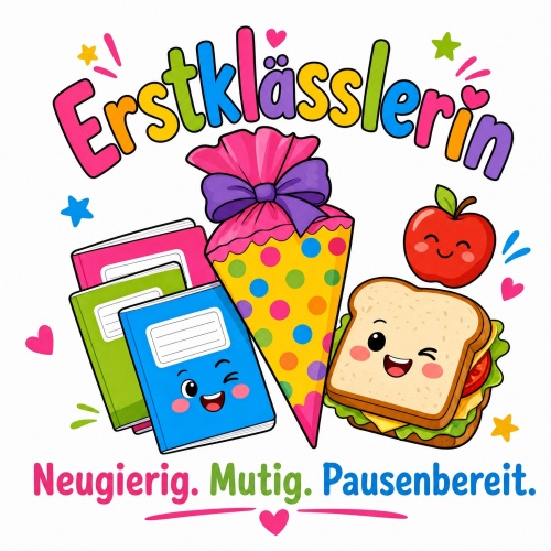 Tasse »Erstklässlerin – Neugierig....
