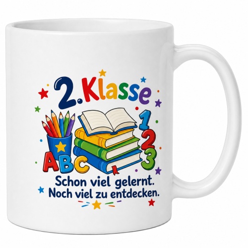 Tasse »2. Klasse – Schon viel gelernt«