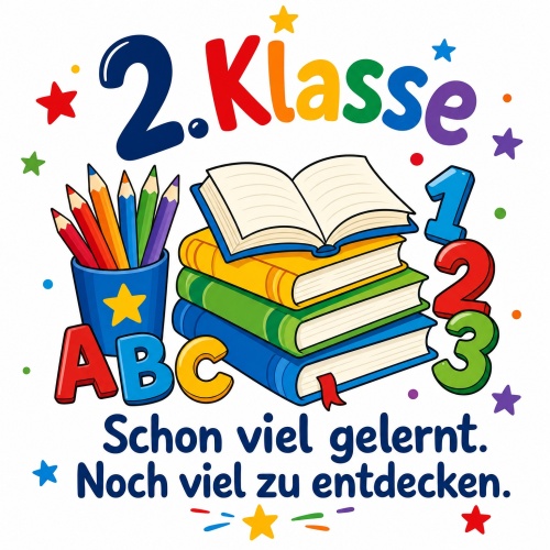 Tasse »2. Klasse – Schon viel gelernt«