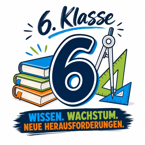 Tasse »6. Klasse – Wissen. Wachstum. Neue...