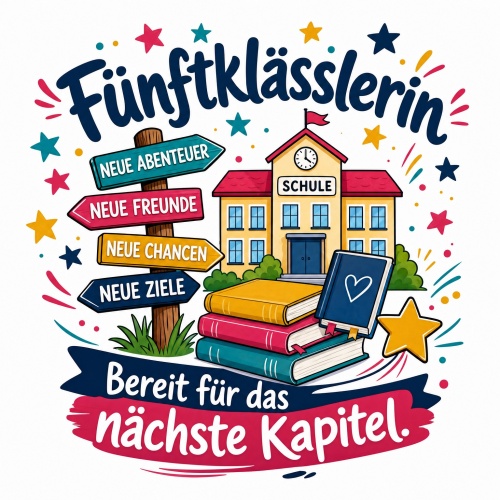 Tasse »Fünftklässlerin – bereit...