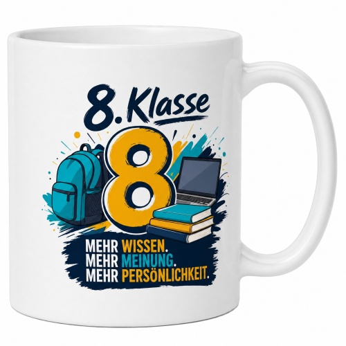 Tasse »8. Klasse – Mehr Wissen. Mehr...