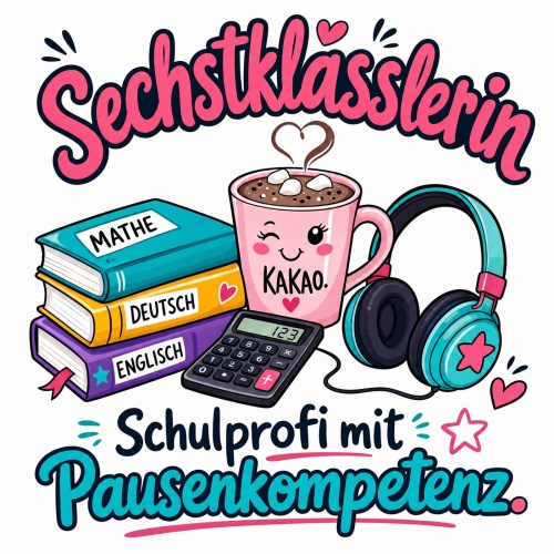Tasse »Sechstklässlerin – Schulprofi mit...
