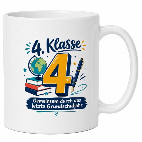 Tasse »4. Klasse – Gemeinsam durch das letzte...