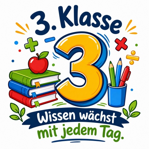 Tasse »3. Klasse – Wissen wächst mit...