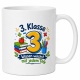 Tasse »3. Klasse – Wissen wächst mit jedem Tag«