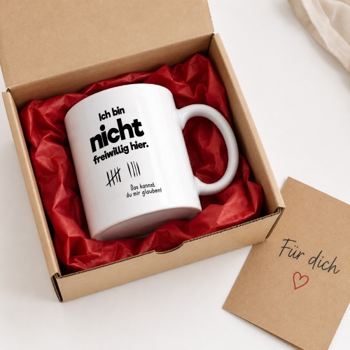 Tasse »Ich bin nicht freiwillig hier«