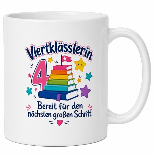 Tasse »Viertklässlerin – Bereit für...