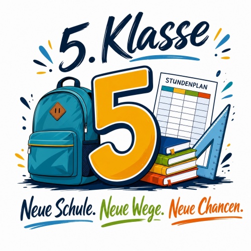 Tasse »5. Klasse – Neue Wege, neue...