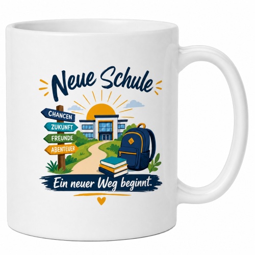 Tasse »Neue Schule – Ein neuer Weg...