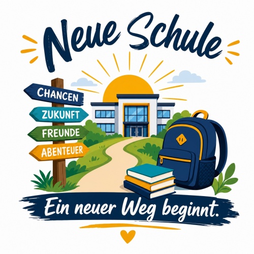 Tasse »Neue Schule – Ein neuer Weg...