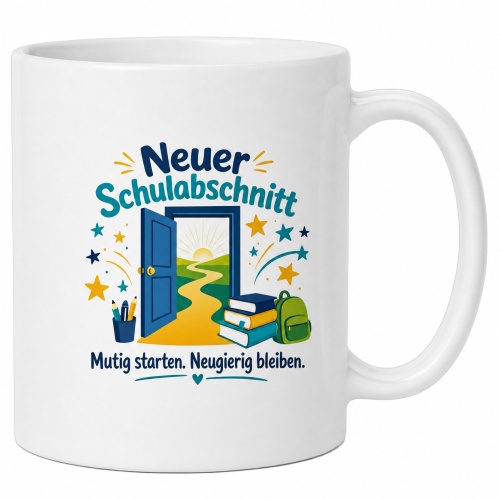 Tasse »Neuer Schulabschnitt«