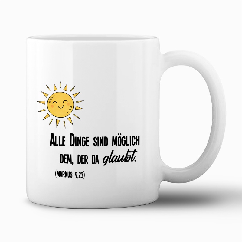 Tasse "Alle Dinge sind möglich"