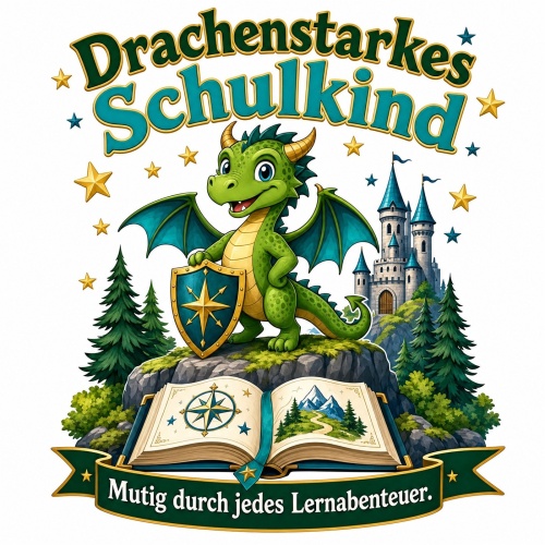 Tasse »Drachenstarkes Schulkind«