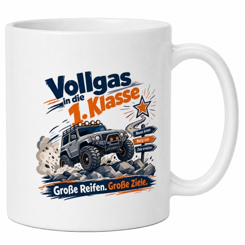 Tasse »Vollgas in die 1. Klasse«