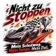 Tasse »Nicht zu stoppen. Mein Schulweg. Mein Tempo. Mein Ziel.«
