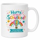 Tasse »Hurra, ich bin ein Schulkind!«