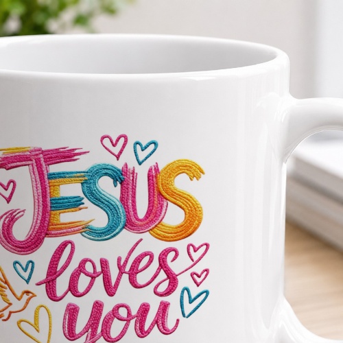 Tasse »Jesus loves you«