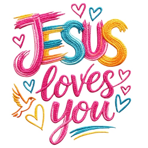 Tasse »Jesus loves you«