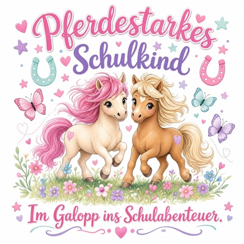 Tasse »Pferdestarkes Schulkind«