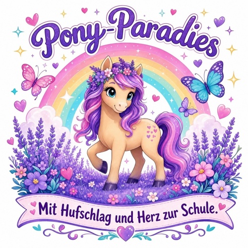 Tasse »Pony-Paradies – Mit Hufschlag und Herz...