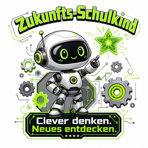 Tasse »Zukunfts-Schulkind – Clever denken....