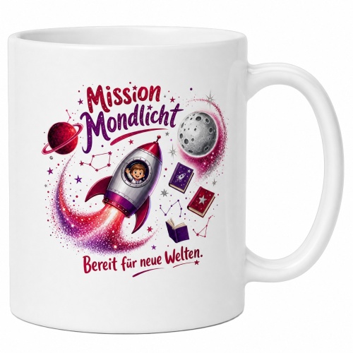 Tasse »Mission Mondlicht – Bereit für...