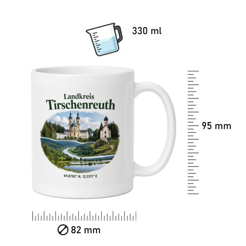 Tasse »Landkreis Tirschenreuth«
