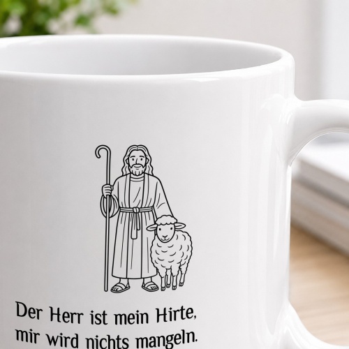 Tasse »Der Herr ist mein Hirte«
