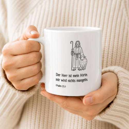 Tasse »Der Herr ist mein Hirte«