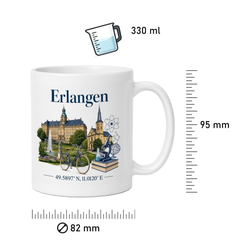Tasse »Erlangen – Schloss & Wissenschaft«