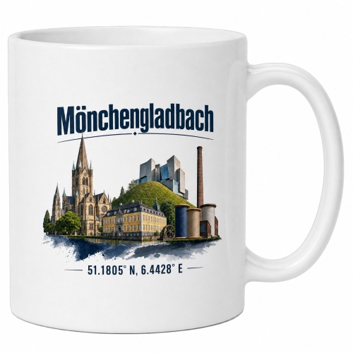 Tasse »Mönchengladbach Skyline«