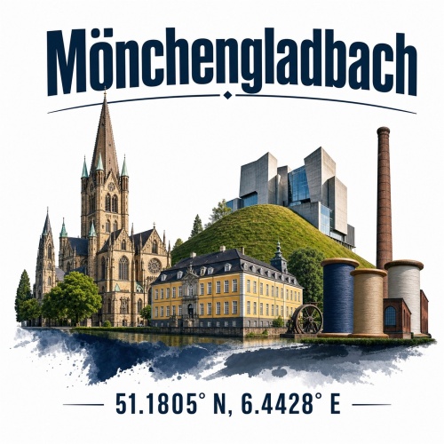 Tasse »Mönchengladbach Skyline«