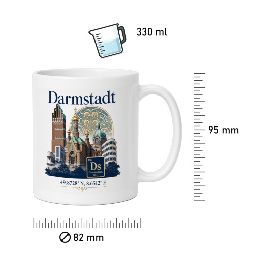 Tasse »Darmstadt Architektur & Wahrzeichen«