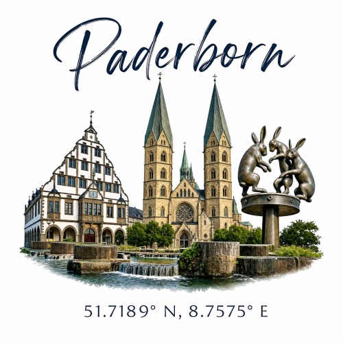 Tasse »Paderborn Wahrzeichen«