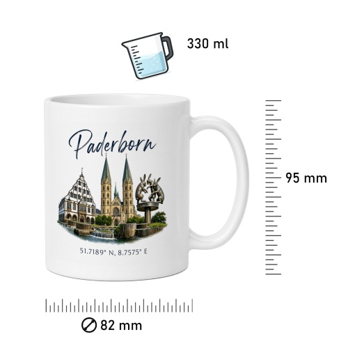 Tasse »Paderborn Wahrzeichen«