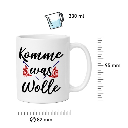 Tasse »Komme was Wolle«