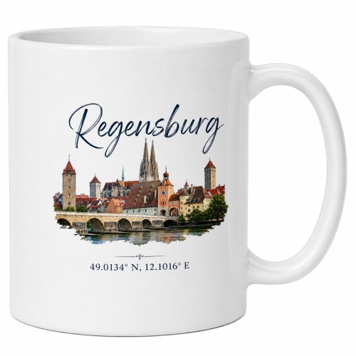 Tasse »Regensburg Skyline«