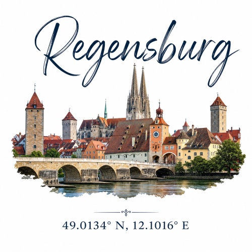 Tasse »Regensburg Skyline«